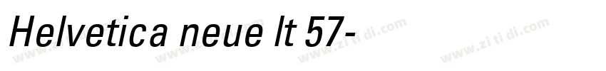 Helvetica neue lt 57字体转换